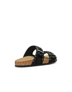 Christine Laure Sandales*Mules plates noir GEOX