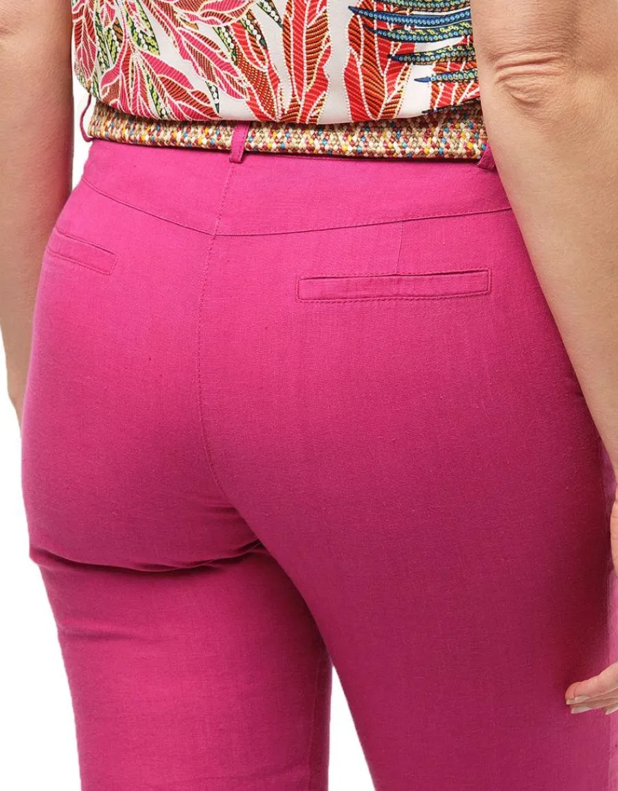 Christine Laure Pantacourts*Pantacourt 100% lin rose