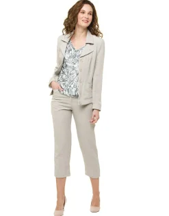 Christine Laure Pantacourts*Pantacourt beige tailleur