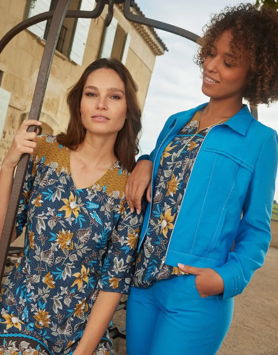 Christine Laure Pantacourts*Pantacourt bleu azur