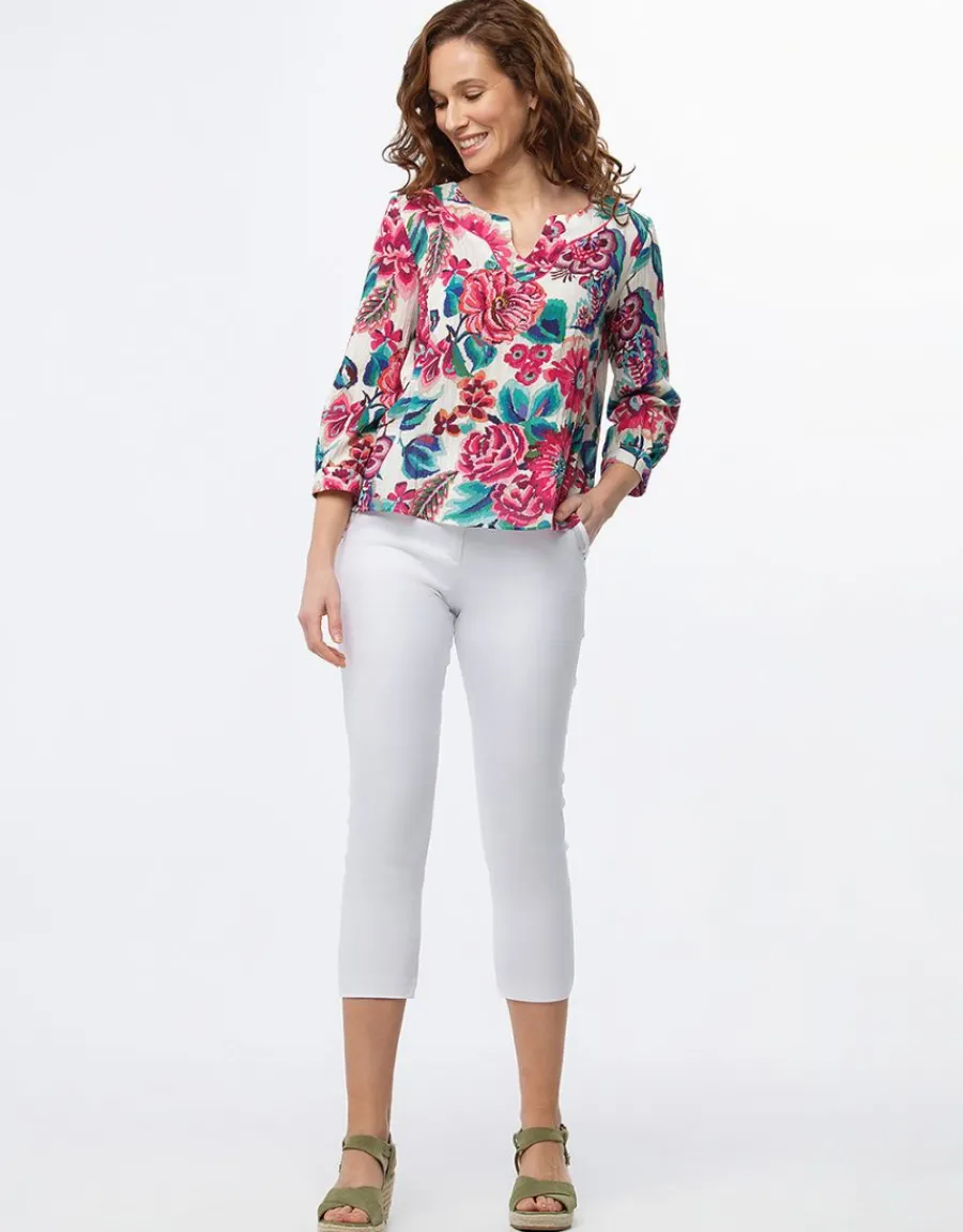 Christine Laure Pantacourts*Pantacourt chic blanc