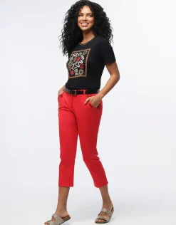 Christine Laure Pantacourts*Pantacourt chic rouge