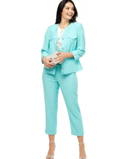 Christine Laure Pantacourts*Pantacourt chic turquoise