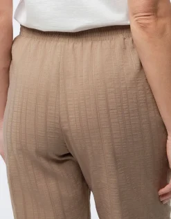 Christine Laure Pantacourts|Pantalons*Pantacourt coton beige