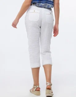 Christine Laure Pantacourts|Pantalons*Pantacourt coton blanc