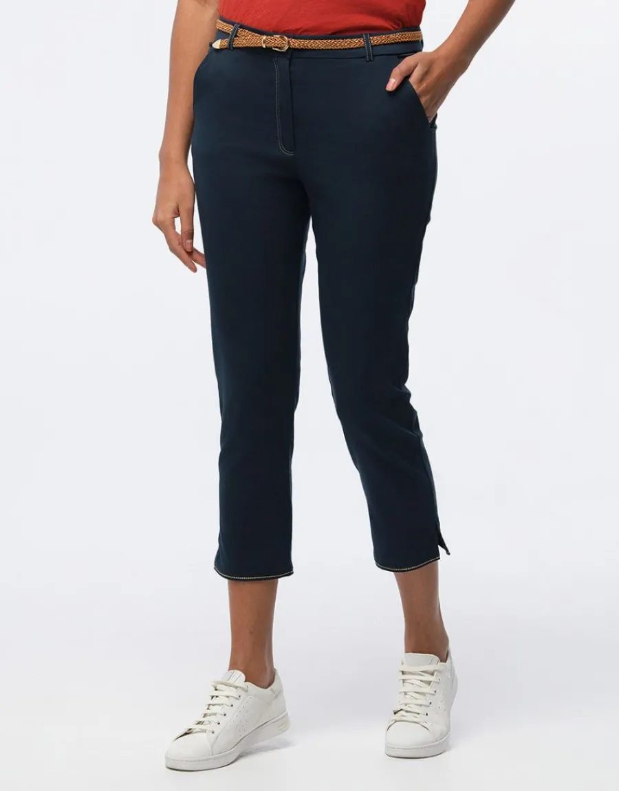 Christine Laure Pantacourts|Jeans*Pantacourt coton jean