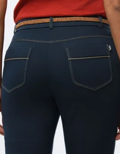 Christine Laure Pantacourts|Jeans*Pantacourt coton jean