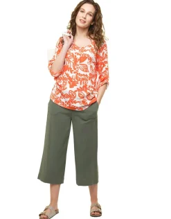 Christine Laure Pantacourts*Pantacourt coton kaki