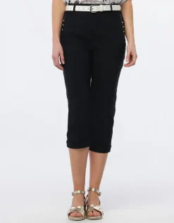 Christine Laure Pantacourts|Pantalons*Pantacourt coton noir