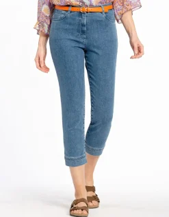 Christine Laure Pantacourts*Pantacourt denim stretch
