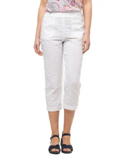 Christine Laure Pantacourts*Pantacourt droit blanc