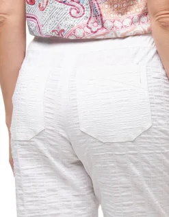 Christine Laure Pantacourts*Pantacourt droit blanc