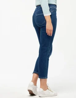 Christine Laure Pantacourts|Jeans*Pantacourt jean coton