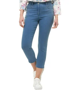 Christine Laure Pantacourts|Jeans*Pantacourt jean stone