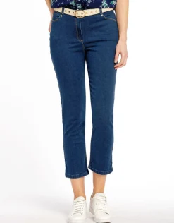 Christine Laure Pantacourts|Jeans*Pantacourt jean stretch