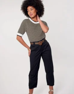 Christine Laure Pantacourts|Pantalons*Pantacourt large noir