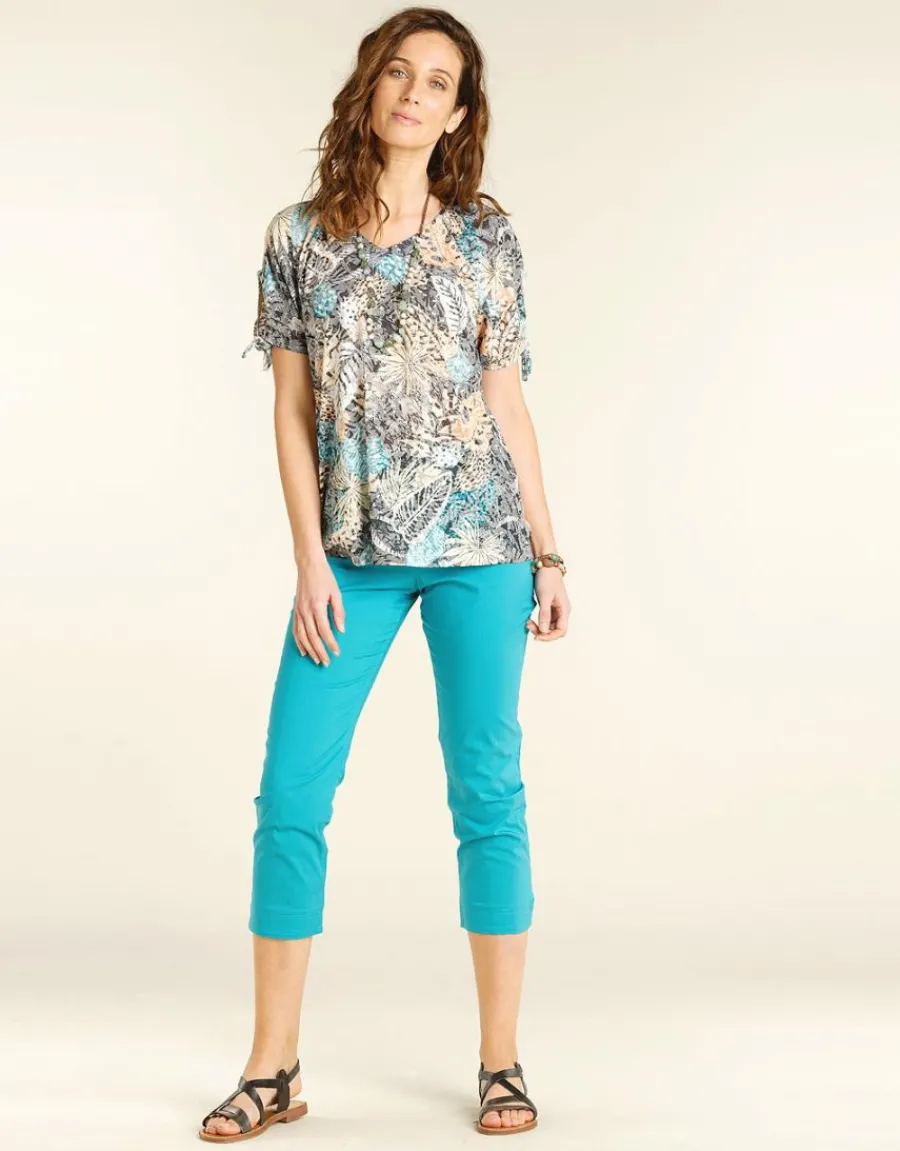 Christine Laure Pantacourts*Pantacourt léger bleu