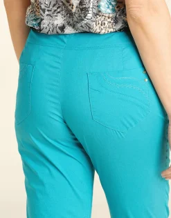 Christine Laure Pantacourts*Pantacourt léger bleu