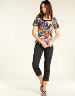 Christine Laure Pantacourts*Pantacourt léger noir