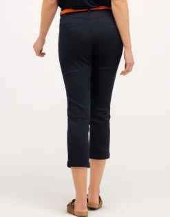 Christine Laure Pantacourts|Pantalons*Pantacourt marine chic