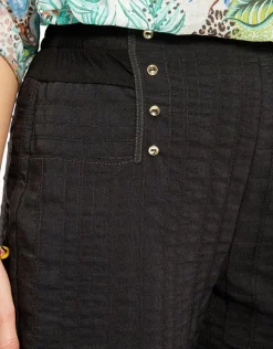 Christine Laure Pantacourts|Pantalons*Pantacourt noir léger