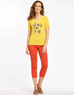 Christine Laure Pantacourts*Pantacourt rouge stretch