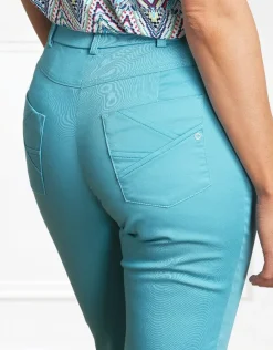 Christine Laure Pantacourts*Pantacourt stretch bleu