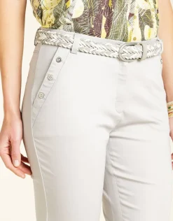 Christine Laure Pantacourts|Pantalons*Pantacourt stretch gris