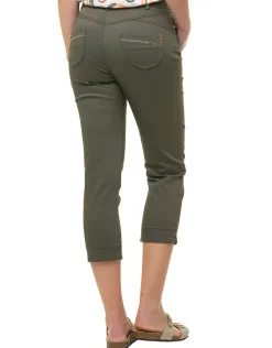 Christine Laure Pantacourts*Pantacourt vert kaki