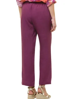 Christine Laure Larges|Pantalons*Pantalon 100% lin violet
