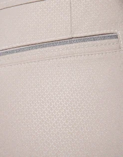 Christine Laure Ajustés|Pantalons*Pantalon beige imprimé