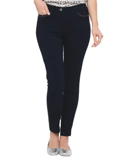 Christine Laure Slims|Pantalons*Pantalon bleu marine 7/8e