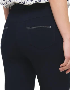 Christine Laure Slims|Pantalons*Pantalon bleu marine 7/8e