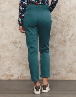 Christine Laure Ajustés|Pantalons*Pantalon bleu 7/8ème