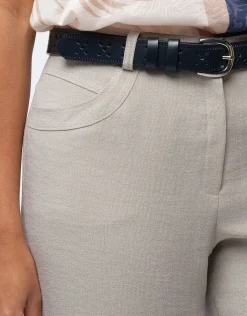 Christine Laure Droits|Pantalons*Pantalon chic beige