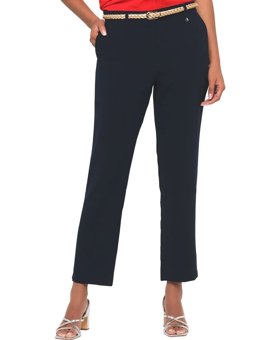 Christine Laure Droits|Pantalons*Pantalon chic bleu marine