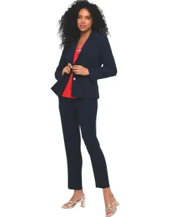 Christine Laure Droits|Pantalons*Pantalon chic bleu marine