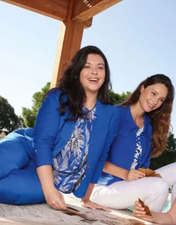 Christine Laure Droits|Pantalons*Pantalon chic bleu roi