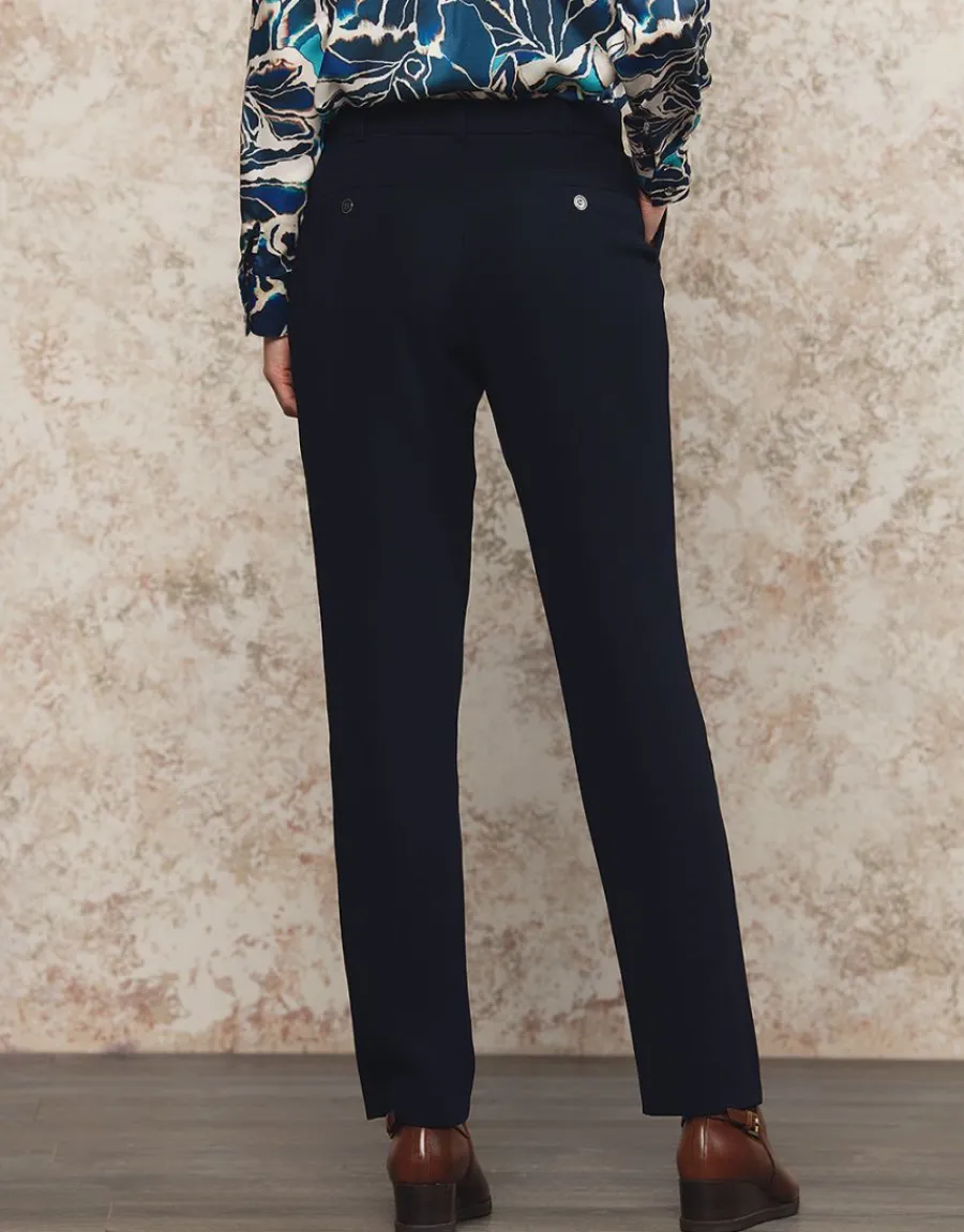 Christine Laure Droits|Pantalons*Pantalon chic marine