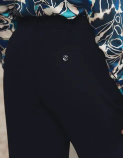 Christine Laure Droits|Pantalons*Pantalon chic marine