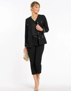 Christine Laure Pantalons*Pantalon chic 7/8ème noir