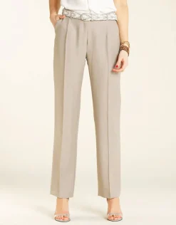 Christine Laure Larges|Pantalons*Pantalon chic taupe