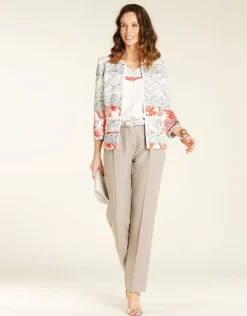 Christine Laure Larges|Pantalons*Pantalon chic taupe