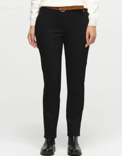 Christine Laure Pantalons|Ajustés*Pantalon chino noir