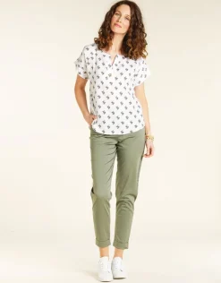 Christine Laure Droits|Pantalons*Pantalon chino stretch