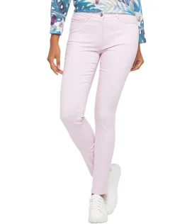 Christine Laure Slims|Pantalons*Pantalon coton rose clair