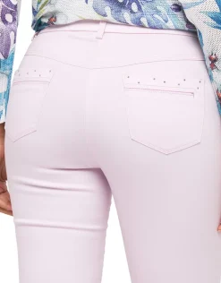 Christine Laure Slims|Pantalons*Pantalon coton rose clair