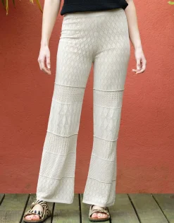 Christine Laure Larges|Pantalons*Pantalon crochet beige