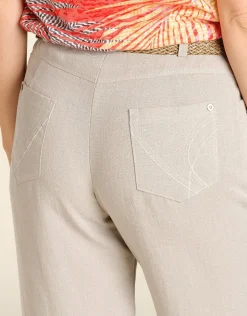 Christine Laure Droits|Pantalons*Pantalon droit 7/8e beige