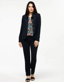 Christine Laure Droits|Pantalons*Pantalon droit marine